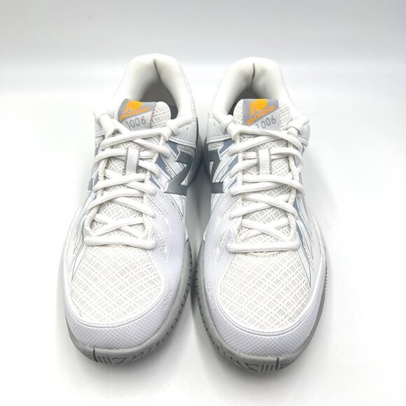 7 2A NARROW WIDTH New Balance Womens 1006 White Silver Tennis Sneakers Shoes - Picture 2 of 12